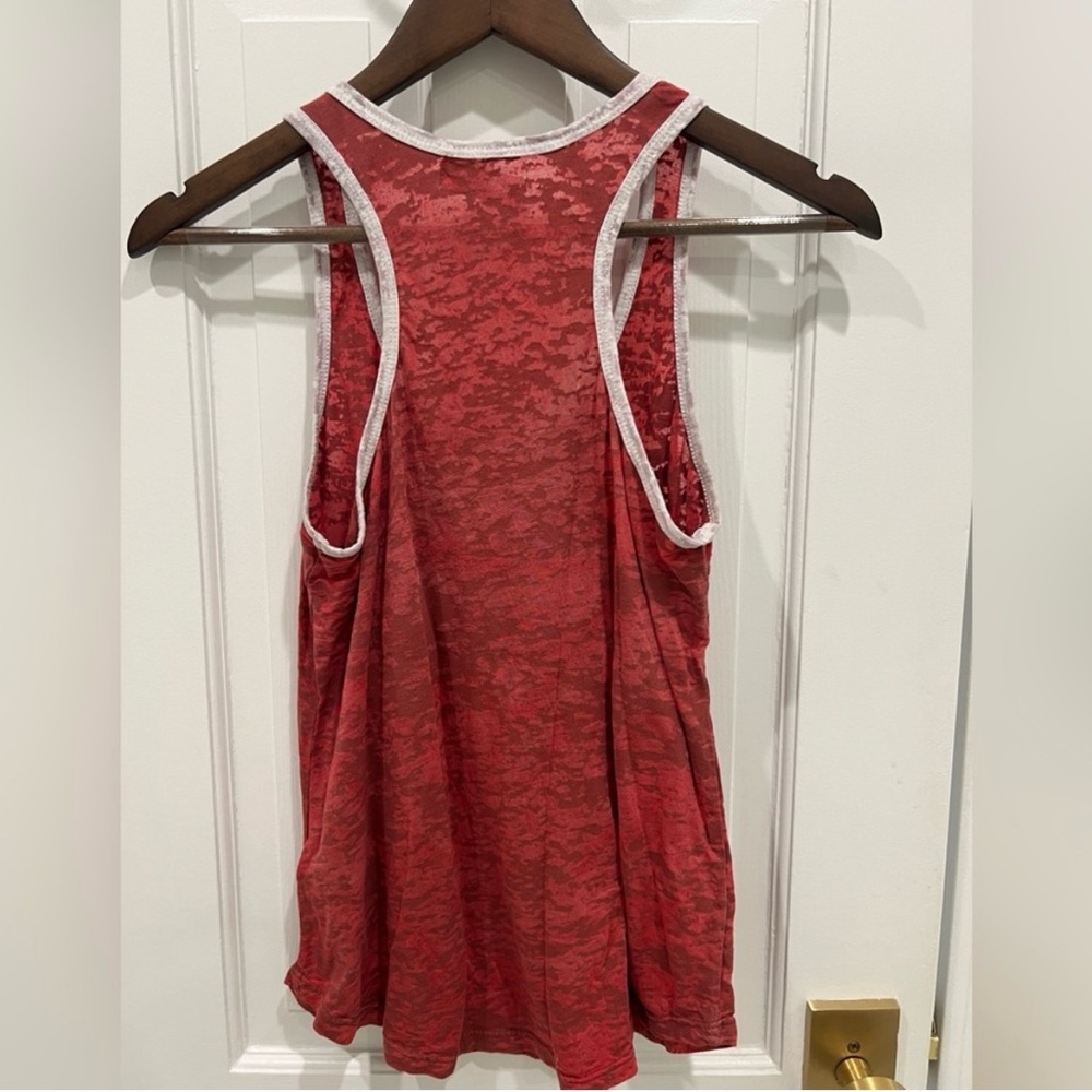 SoulCycle Women's Maroon Cotton Collegiate Tank Top Size S Soul Cycle - Picture 4 of 4